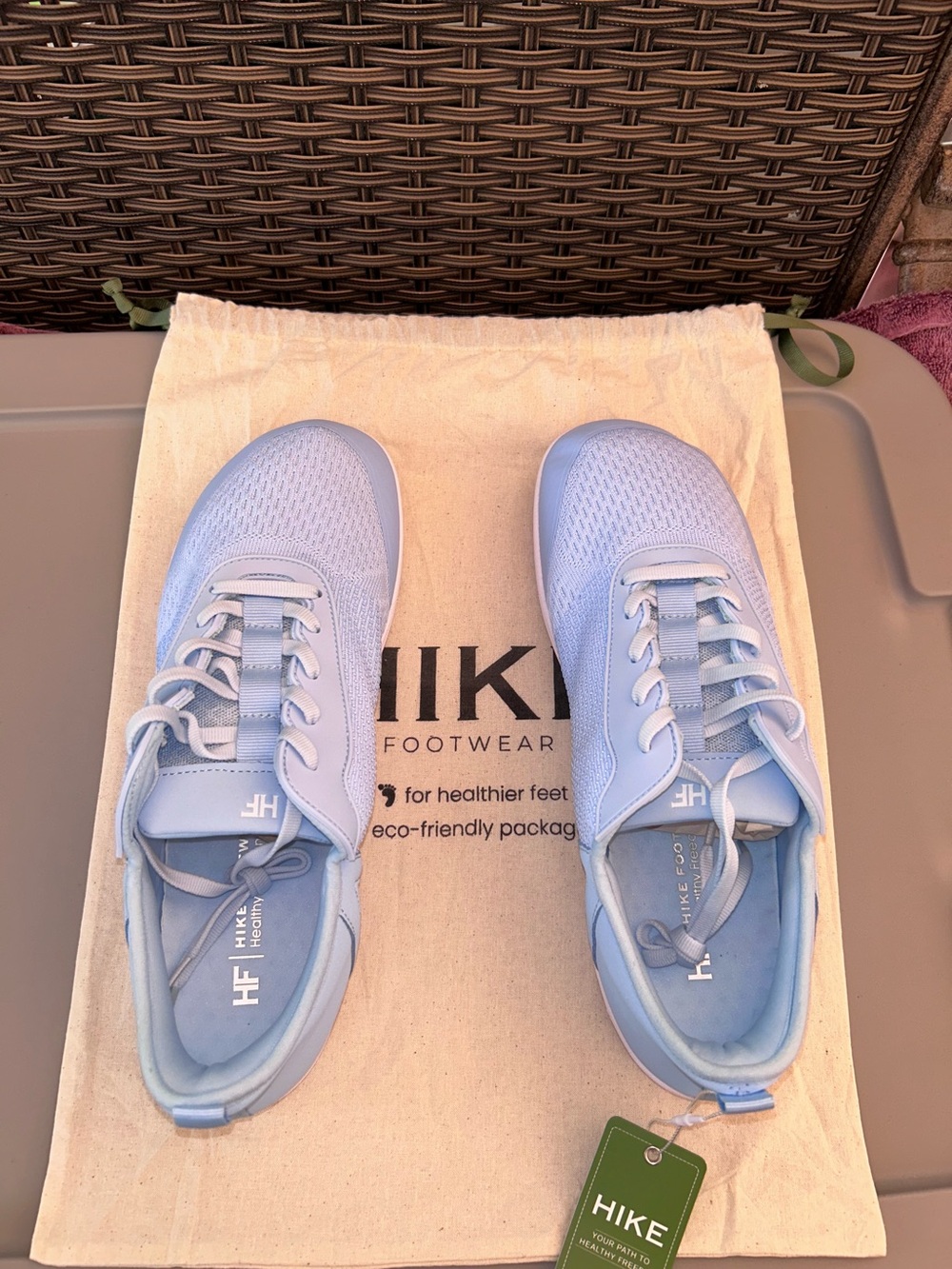 HIKE Footwear HF Stride Sneakers: Sky Blue: EU44: Men 11-11.5: Women 13-13.5 NWT